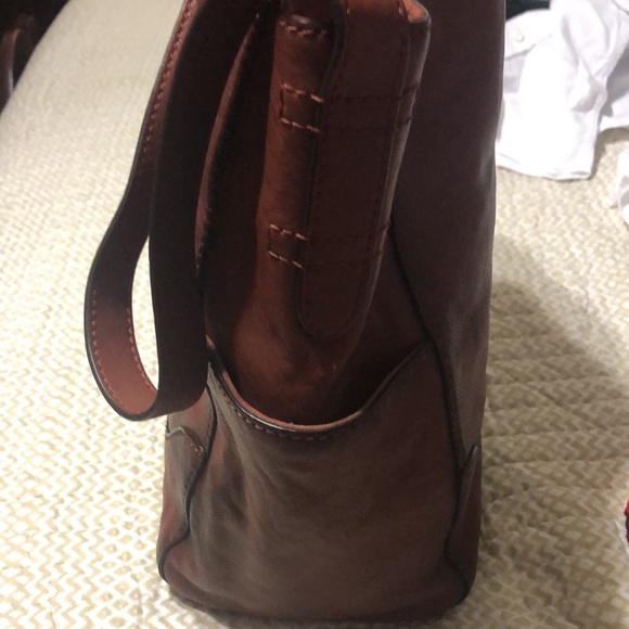Frye new shoulder bag cognac - Picture 2 of 5
